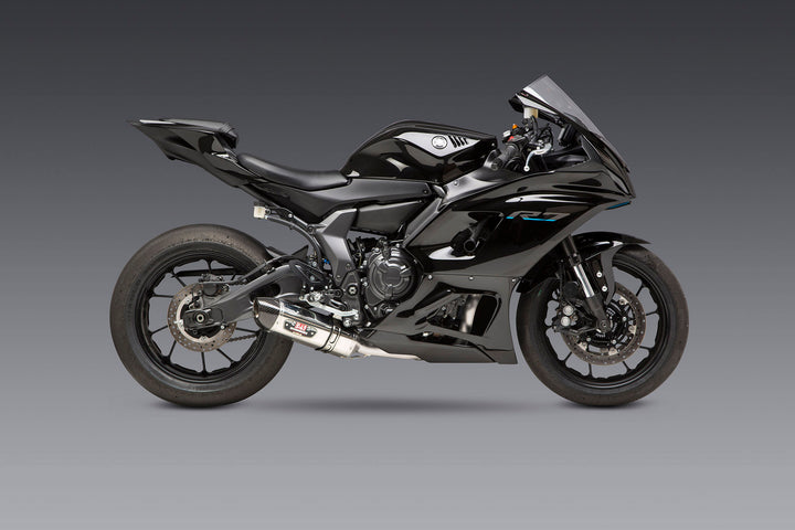 FZ/MT-07 15-25 / XSR700 18-24 / R7 22-25 Race R-77 Stainless Full Exhaust, w/ Stainless Muffler
