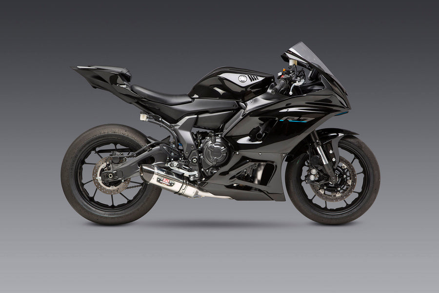 FZ/MT-07 15-25 / XSR700 18-24 / R7 22-25 Race R-77 Stainless Full Exhaust, w/ Stainless Muffler