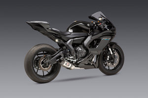 FZ/MT-07 15-25 / XSR700 18-24 / R7 22-25 Race R-77 Stainless Full Exhaust, w/ Stainless Muffler