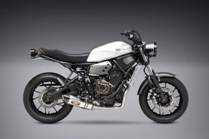 FZ/MT-07 15-25 / XSR700 18-24 / R7 22-25 Race R-77 Stainless Full Exhaust, w/ Stainless Muffler