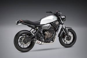FZ/MT-07 15-25 / XSR700 18-24 / R7 22-25 Race R-77 Stainless Full Exhaust, w/ Stainless Muffler