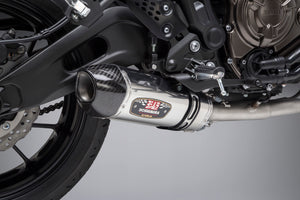 FZ/MT-07 15-25 / XSR700 18-24 / R7 22-25 Race R-77 Stainless Full Exhaust, w/ Stainless Muffler