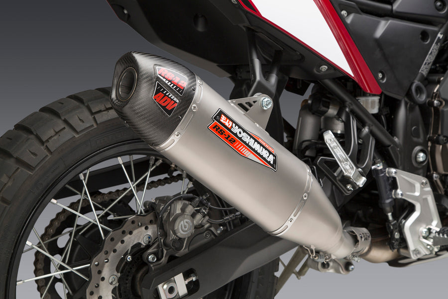 TENERE 700 21-25 RS-12 Stainless Slip-On Exhaust, w/ Stainless Muffler