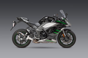 NINJA 1000SX 20-24 / NINJA 1100SX 2025 ALPHA Stainless Slip-On Exhaust, w/ Carbon Fiber Muffler
