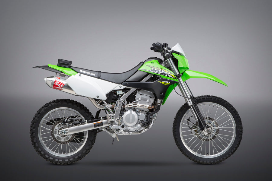 KLX250S/SF 09-20 / KLX300S/SM 21-26 Race RS-2 Stainless Slip-On Exhaust, w/ Alum