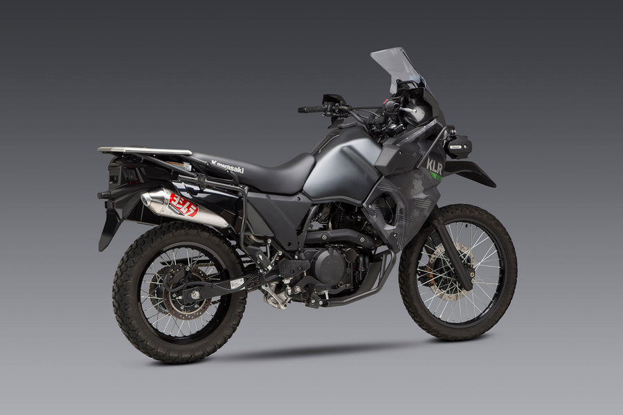 KLR650 2022-24 Race RS-2 Stainless Slip-On Exhaust, w/ Stainless Muffler