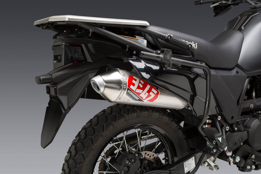 KLR650 2022-24 Race RS-2 Stainless Slip-On Exhaust, w/ Stainless Muffler