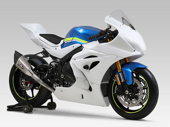 GSX-R1000/R 17-25 RACE R-11SQ TITANIUM FULL EXHAUST, W/ TITANIUM MUFFLER