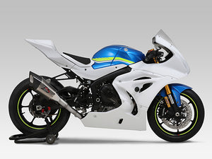 GSX-R1000/R 17-25 RACE R-11SQ TITANIUM FULL EXHAUST, W/ TITANIUM MUFFLER