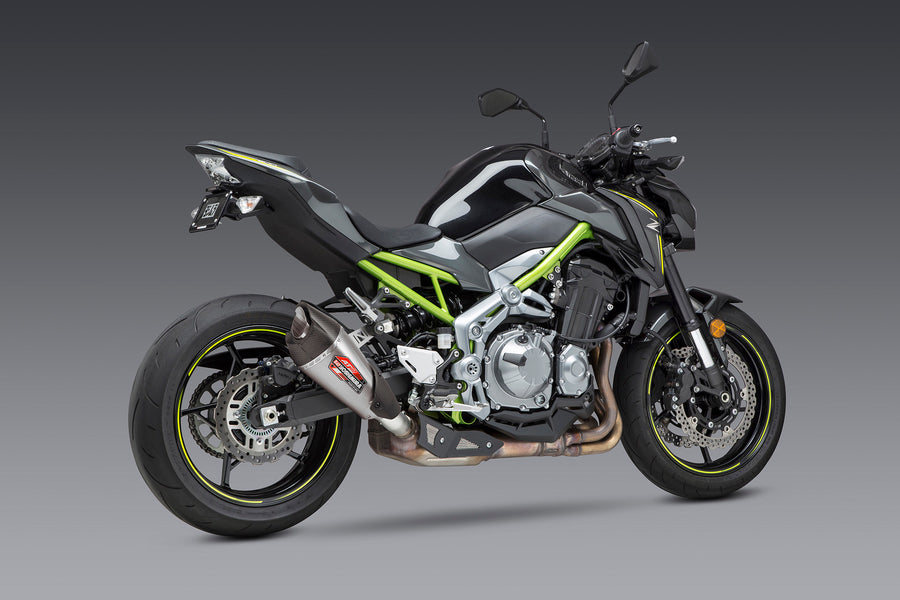 Z900 17-24 AT2 Stainless Slip-On Exhaust, w/ Stainless Muffler