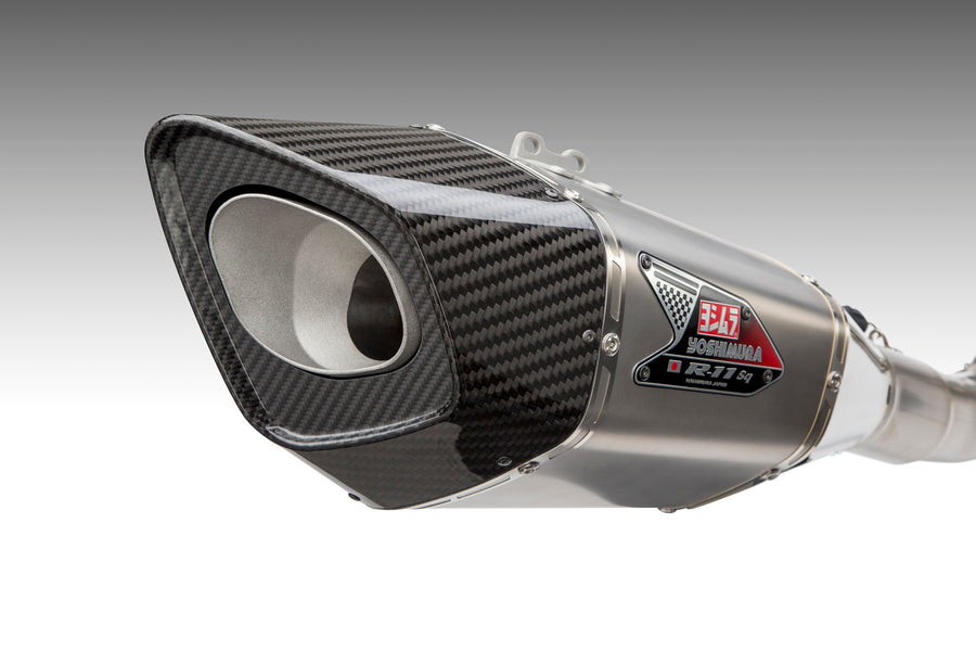 GSX-R1000/R 17-25 RACE R-11SQ TITANIUM FULL EXHAUST, W/ TITANIUM MUFFLER