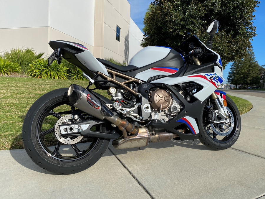 Yoshimura S1000RR 20 21 ALPHA T Stainless Slip On Exhaust w Titanium Muffler Yoshimura R D of America Inc