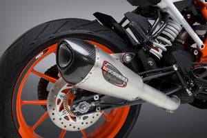 390 DUKE 17-20/RC390 17-20 ALPHA T Stainless Slip-On Exhaust, w/ Stainless Muffler
