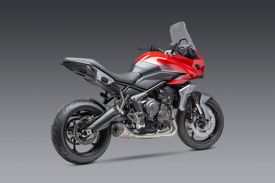 TRIDENT 21-23 / 22 TIGER SPORT 660 Race AT2 Stainless Full Exhaust, w/ Stainless Muffler