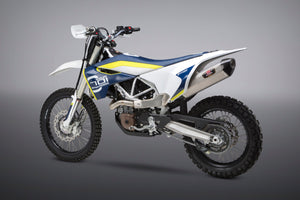 HUSQ 701/KTM 690 R Race R-77 Stainless Slip-On Exhaust, w/ Stainless Muffler