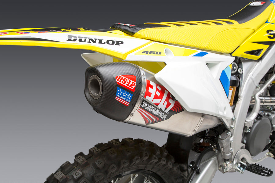 RM-Z450 18-25 RS-12 Stainless Full Exhaust, w/ Aluminum Muffler