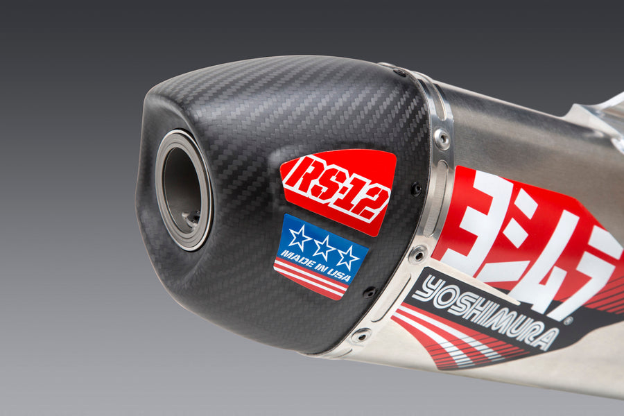 RM-Z450 18-25 RS-12 Stainless Full Exhaust, w/ Aluminum Muffler