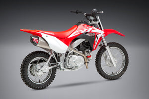 CRF110F 19-25 RS-9T Stainless Full Exhaust, w/ Stainless Muffler