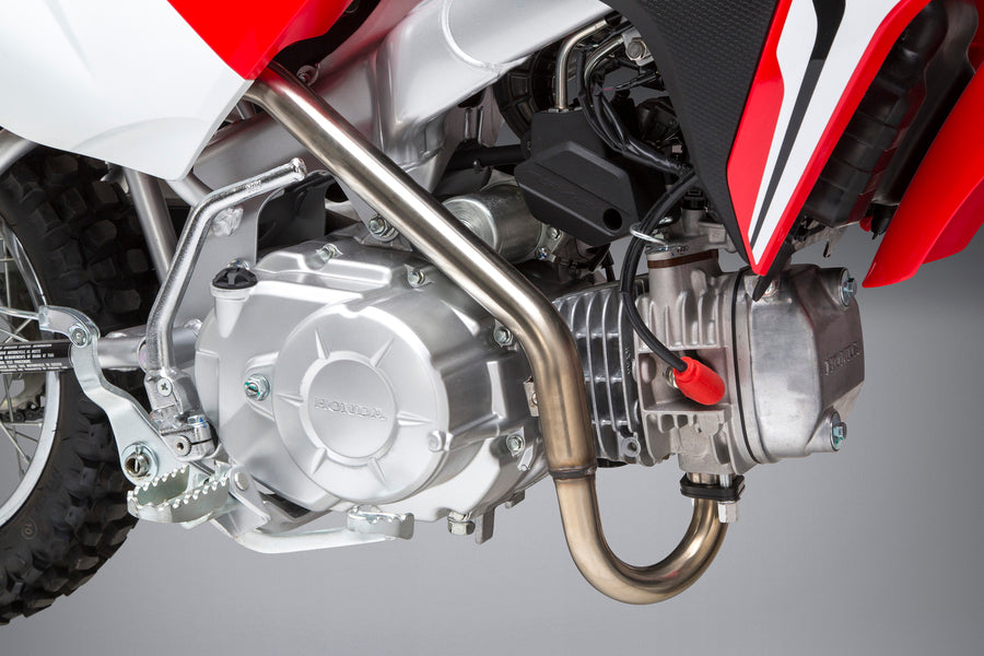 CRF110F 19-25 RS-9T Stainless Full Exhaust, w/ Stainless Muffler