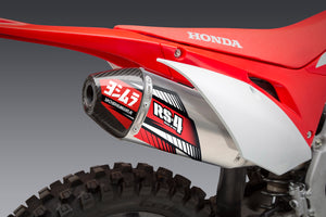 CRF450X 19-25 RS-4 Stainless Full Exhaust, w/ Aluminum Muffler