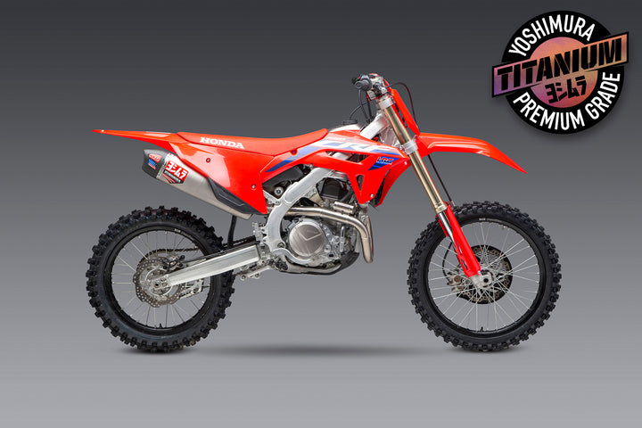 CRF450R/RX 2021-2024 / CRF450R-S 2023-2024 RS-12 Titanium Full Exhaust, w/ Titanium Muffler