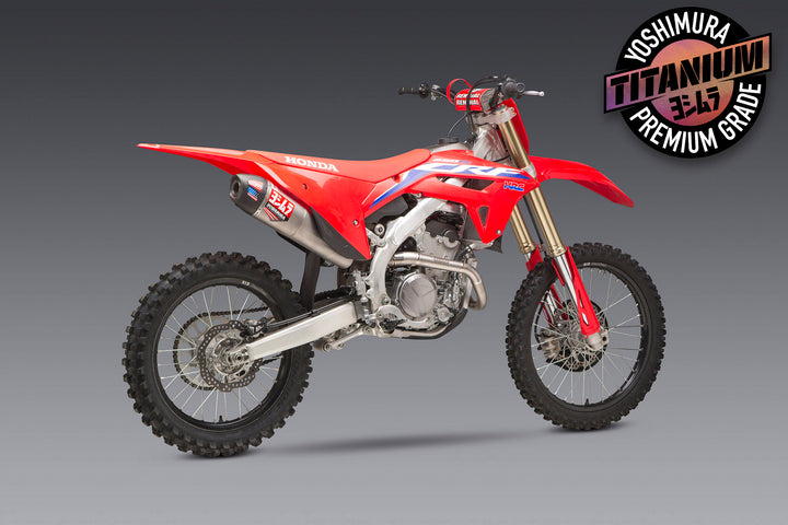 CRF250R/RX 22-24 RS-12 Titanium Full Exhaust, w/ Titanium Muffler