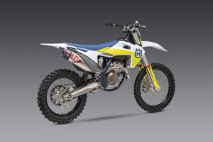 KTM/HUSQ 250/350 19-22 / GAS GAS MC 250F RS-12 Stainless Full Exhaust, w/ Aluminum Muffler