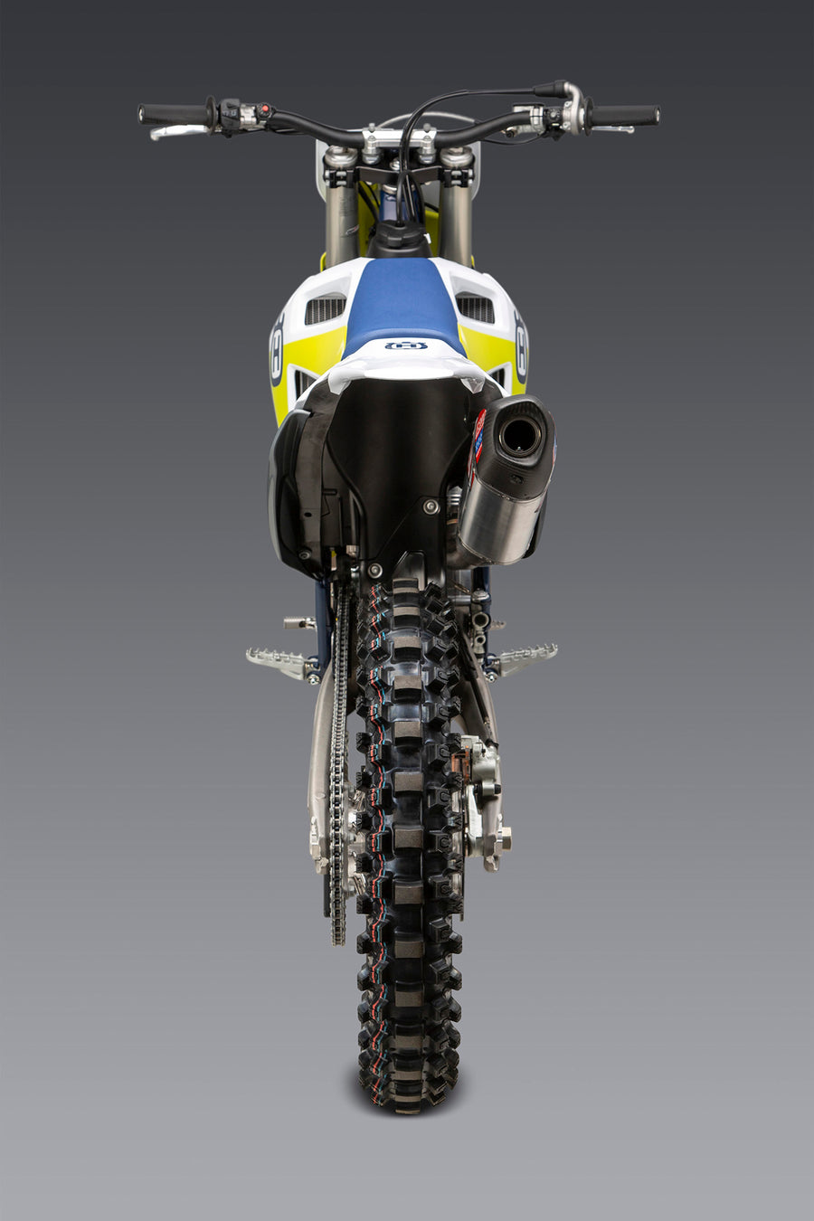 KTM/HUSQ 250/350 19-22 / GAS GAS MC 250F RS-12 Stainless Full Exhaust, w/ Aluminum Muffler