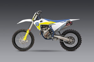 KTM/HUSQ 250/350 19-22 / GAS GAS MC 250F RS-12 Stainless Full Exhaust, w/ Aluminum Muffler