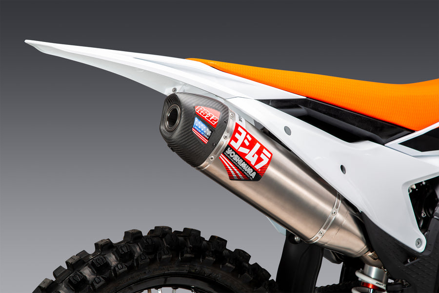 KTM 450SX-F FE 22-24 / Husqv FC450 RE 22-24 RS-12 Titanium Full Exhaust, w/ Titanium Muffler
