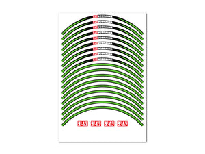 12 inch Wheel Rim Sticker Type-A