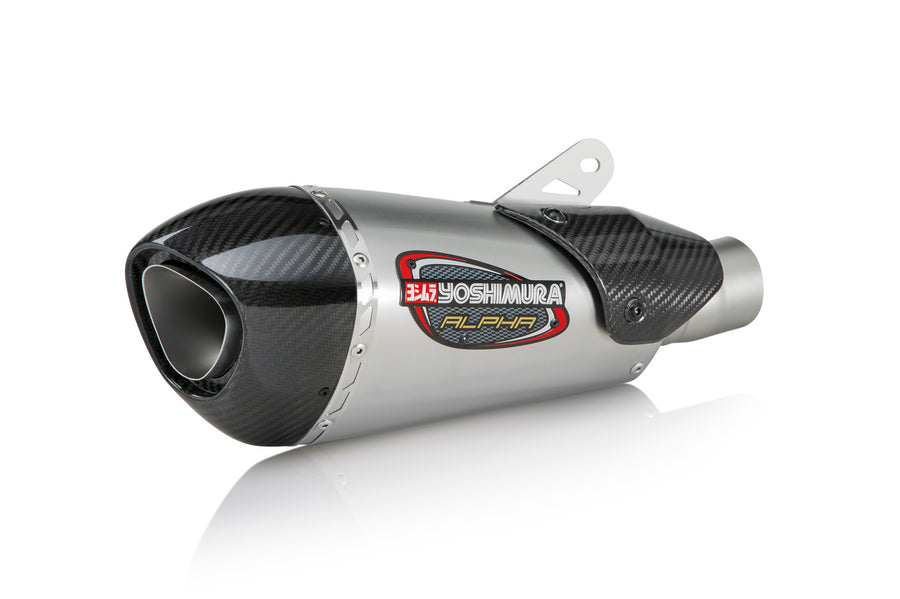 DAYTONA 675 13-17 ALPHA T Stainless Slip-On Exhaust, w/ Stainless Muffler