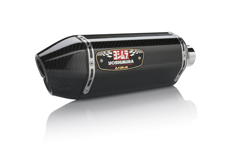 GSX-R600/750 11-24 R-77D Stainless Slip-On Exhaust, w/ Carbon Fiber Muffler
