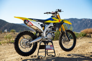 RM-Z450 18-25 RS-12 Stainless Full Exhaust, w/ Aluminum Muffler