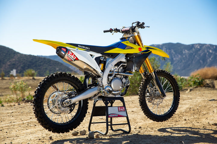 RM-Z450 18-25 RS-12 Stainless Full Exhaust, w/ Aluminum Muffler